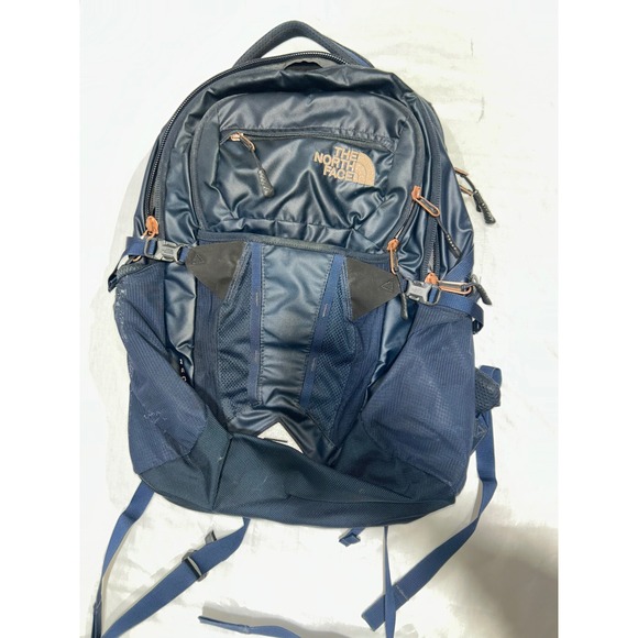 blue and rose gold north face backpack The Recon comfortable FlexVent suspension system and protective compartments for your most important items The North Face® Women's Borealis